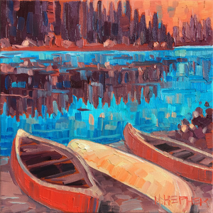 Product image for “Study a Trio of Canoes”