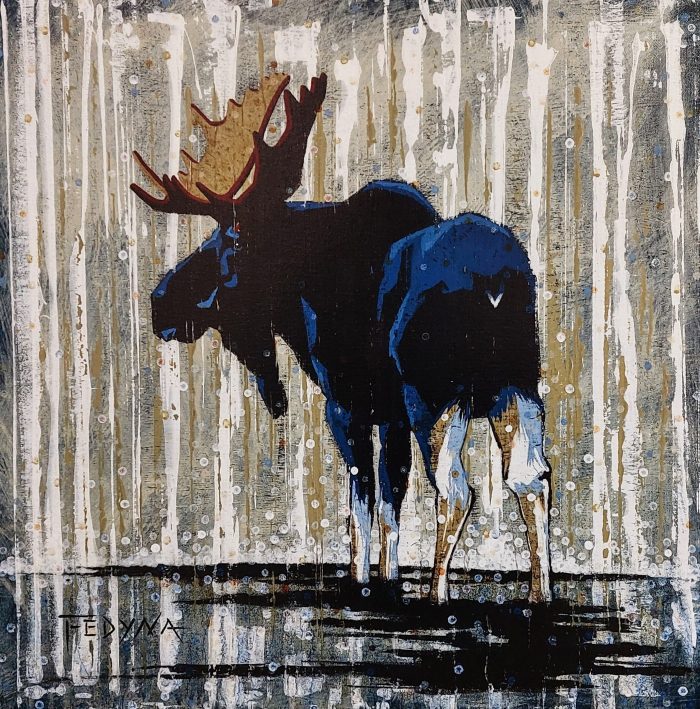 Blue Moose by Ric Fedyna
