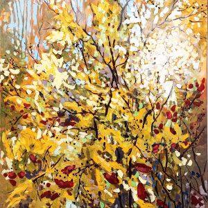Picking Saskatoons by Jim White