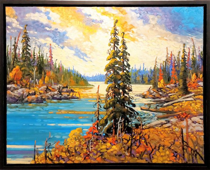 October Light, Waskesiw by Rod Charlesworth