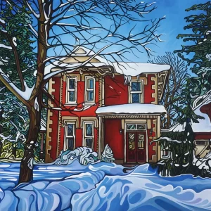 House in Winter by Jeff Dillon