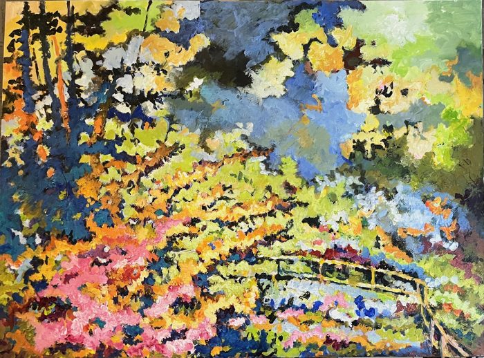 Fence through the Foliage by Masood Omer