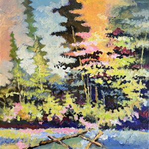 Logs in the River by Masood Omer