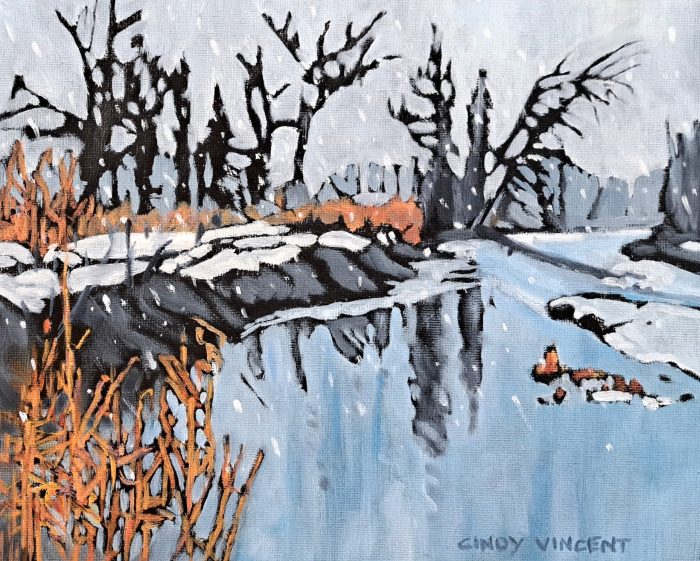 Spring Snowfall by Cindy Vincent