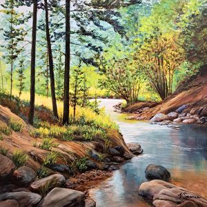 Up River by Valerie Spence Hounsell
